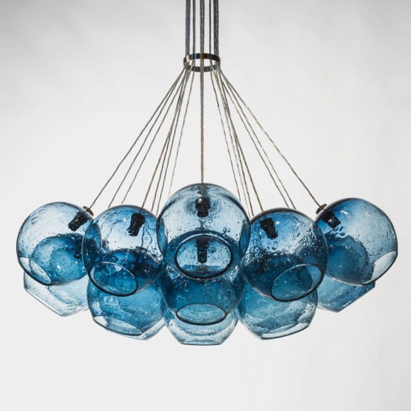 Lustre à 5 lumières Murana, H 35 po x l 44 po x P 44 po