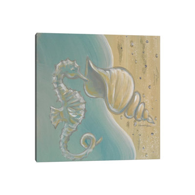 Pearl Beach I by Hakimipour-Ritter - Wrapped Canvas Painting