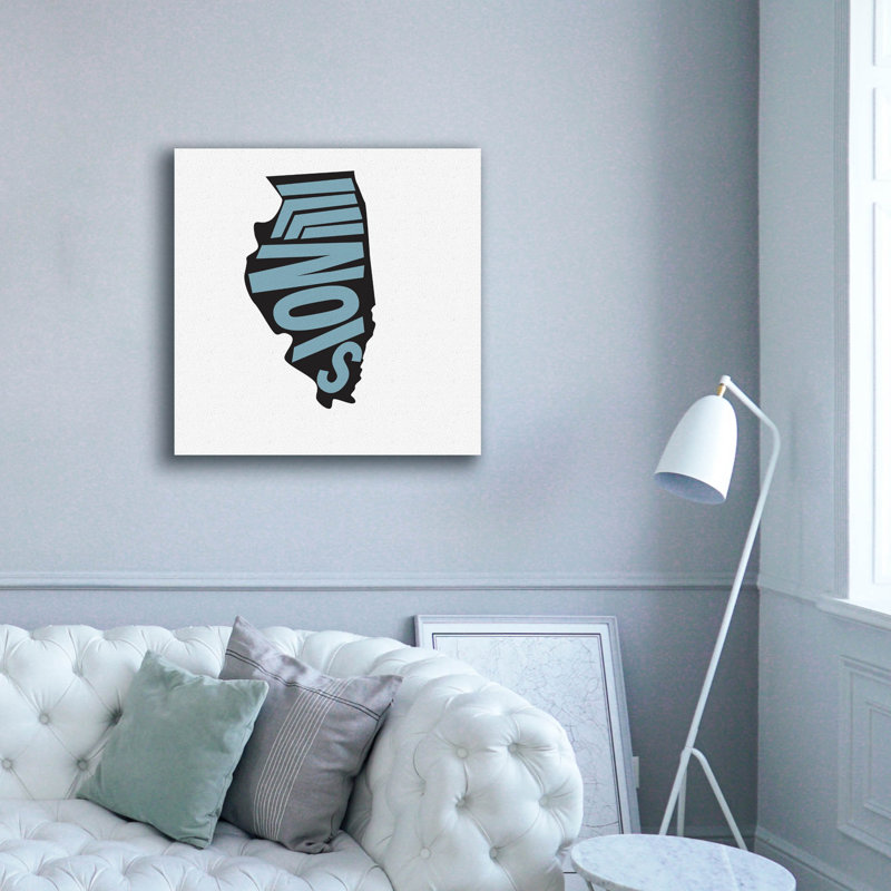 «Illinois 2» par Art Licensing Studio, art mural sur toile
