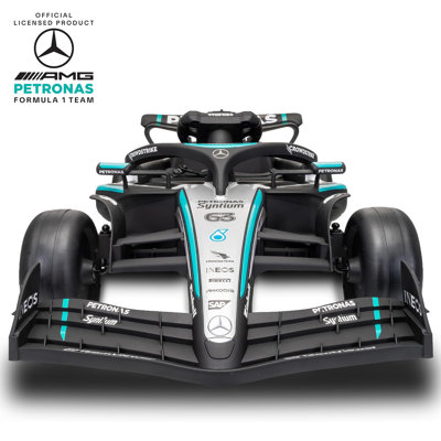 24V Licensed Mercedes‑AMG F1 W16 Kids Electric Ride‑On Car, 200W Motor, LED Lights, Music & Spring Suspension