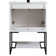 Gerard 24'' Single Bathroom Vanity with Porcelain Top