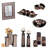 Dublin Brown Resin Decorative Bowl and Orb Set