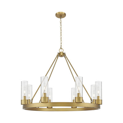 Jaiwan - Lustre 6 lumières avec abat-jour