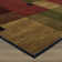 Beunka Tan/Red Modern Geometric Area Rug