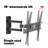 Emerald Full Motion Wall Mount For 26"-70" TVs - Up to 99lbs - Tilt, Swivel, Level  Adjustment