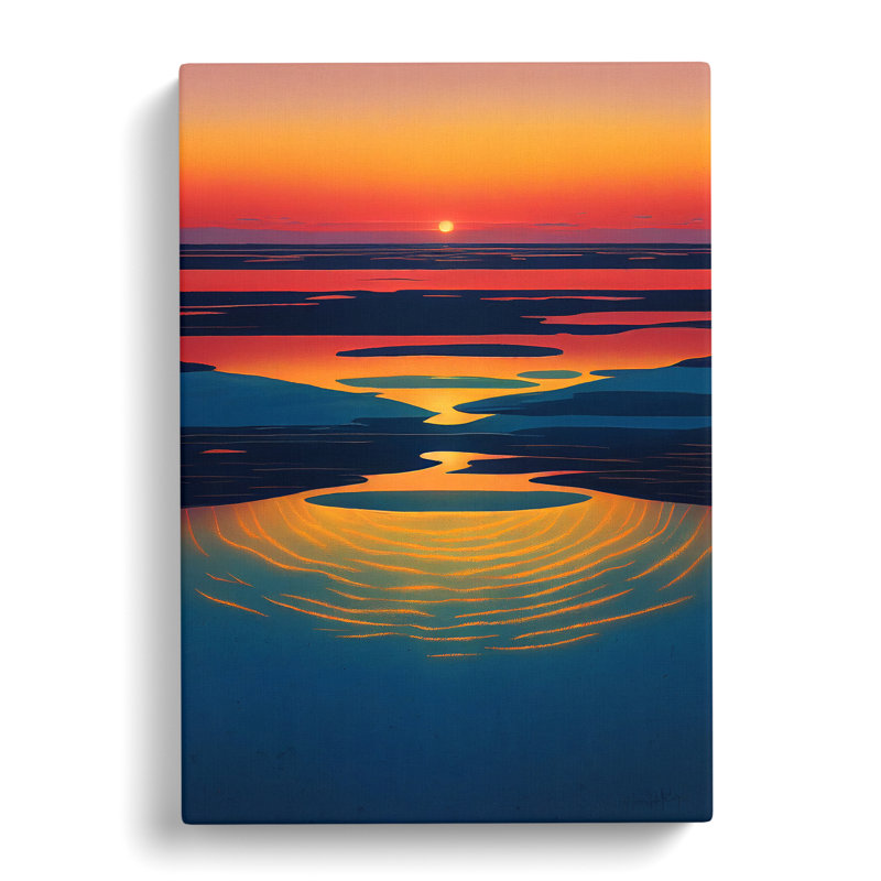 Supreme Sunset - Wrapped Canvas, 50cm H x 35cm W x 3cm D