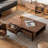 Black walnut end table-110329287