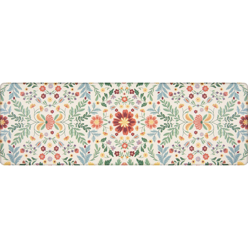 Cushion Comfort Agatha Floral  20" x 60", Runner 1'8" x 5'