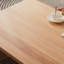 Burlywood Solid Wood Rectangular Coffee Table