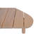 Ensemble de canapé modulaire courbé demi-lune en bois d'acacia avec coussins hydrofuges 118 po Jorex-129225044