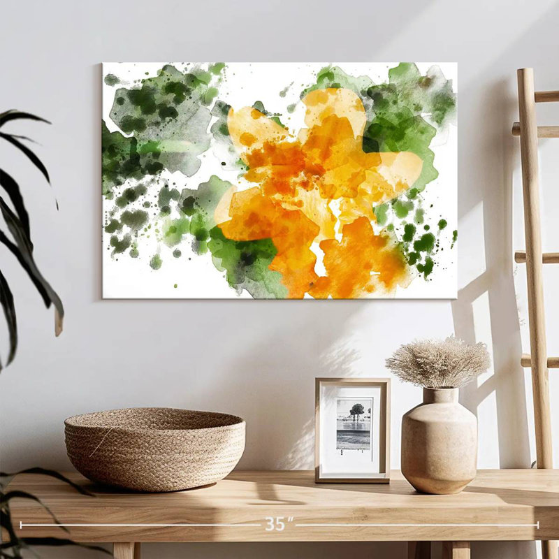 Amber Floral, 16" H x 24" W