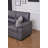 58.66" Leathaire Loveseat with 2 Accent Pillows for Living Room-116620143