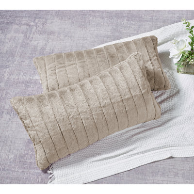Housse de coussin en polyester Super Mink