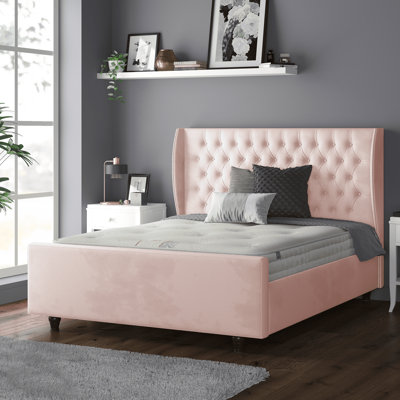 Bartelt Upholstered Velvet Bed