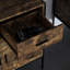 Sylvie 2 Drawer, 2 Door Industrial Rustic Sideboard Cabinet For Living & Dining Room-1267891730