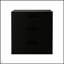 Commode modulaire à trois tiroirs Morgan avec rangement noir, durable et extensible pour les maisons modernes