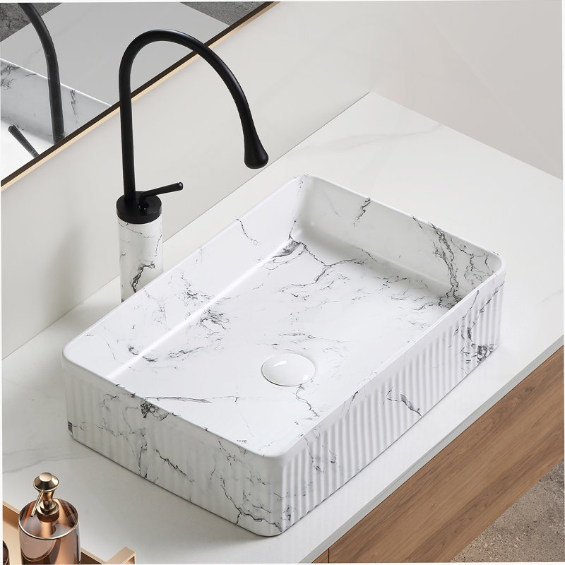 Vessel Sink, Bathroom Vessel Sink, Rectangle Sink For Bathroom