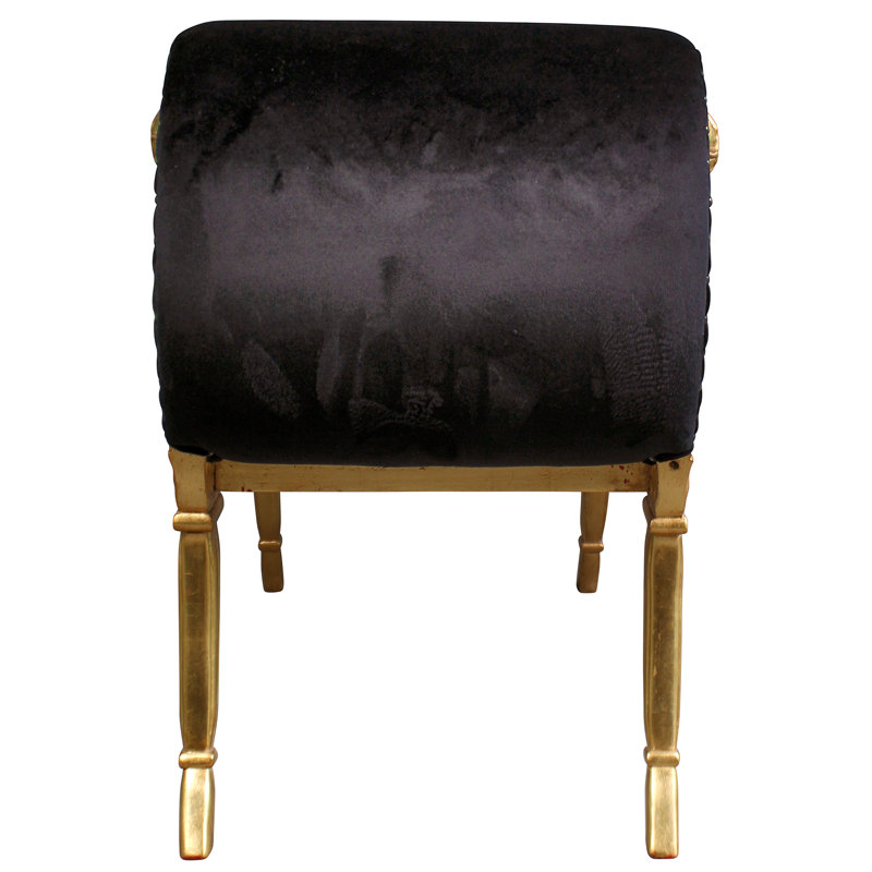 Mavro Apolline Crescent Upholstered Bench