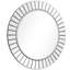 Miroir mural rond en biseau moderne Meira