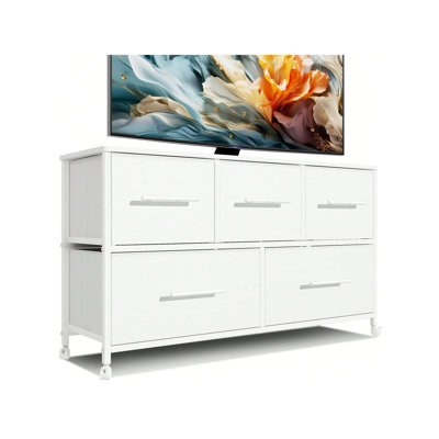 Tamaika 281.94 cm W Chest of 5 Drawers