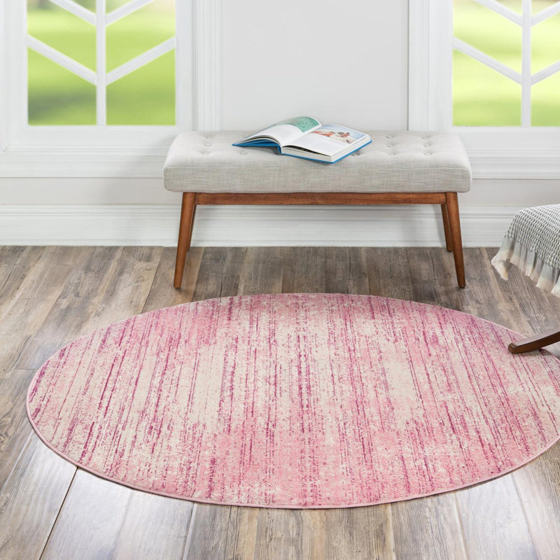 Teydgha Jill Zarin Madison Avenue Uptown Rug, Round 5'3"