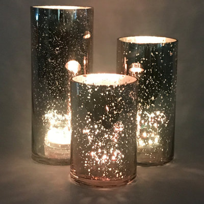 Winterbourne Down Glass Table Vase - Set of 3