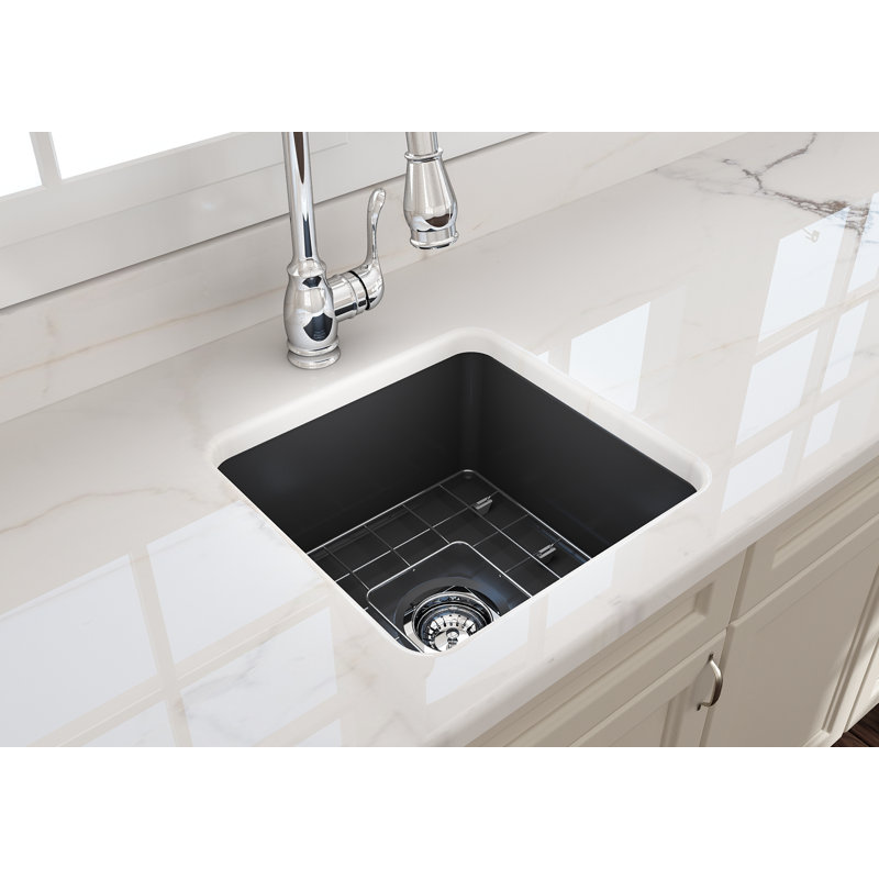 18'' L Kitchen Sink, Matte Dark Gray
