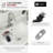 Single Handle Pull-Down Bathroom Faucet with Dual-Function Sprayer, Brushed Stainless Steel, Single Hole Vanity Sink Faucet-123994903