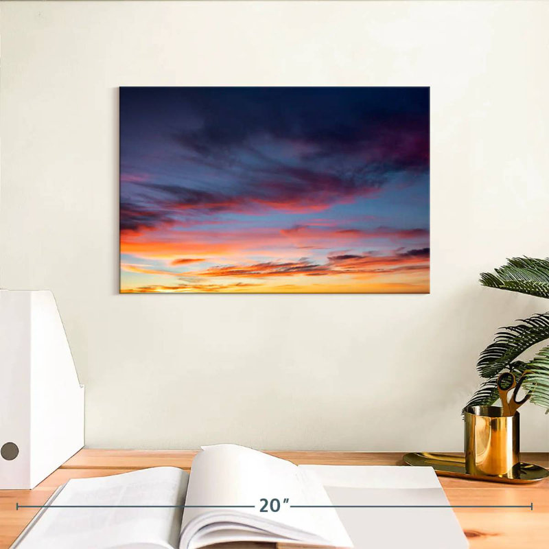 Alvord Valencian Sunset Sky, H 8 po x l 12 po