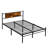 Queen Size Metal Bedframe-123819852-123834358