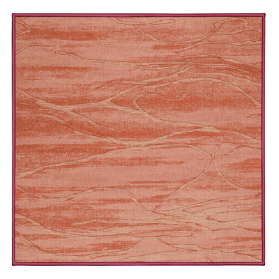 Machine Washable Abstract Pink Area Rug
