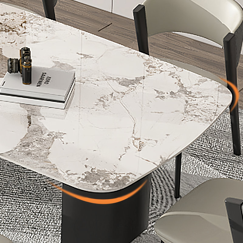 Petite table et chaise de salle à manger haut de gamme, H 29,5 po x L 62,9 po x l 31,4 po