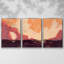 «Pink Rock Coast I», reproduction sur toile 3 pièces-1788048001-1788048030