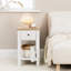 Maryhannah Oak Top Bedside Table-787640982