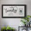 «Never Ending Laundry», toile encadrée de qualité supérieure - prête à être accrochée-95417922-88113893