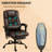 High Back Reclining Office Chair,Massage Office Chair With 6 Vibrating Points With Footrest And Remote-1172445628