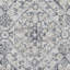 Tapis oriental bleu / crème en polypropylène tissé à la machine Aldos-1135733013