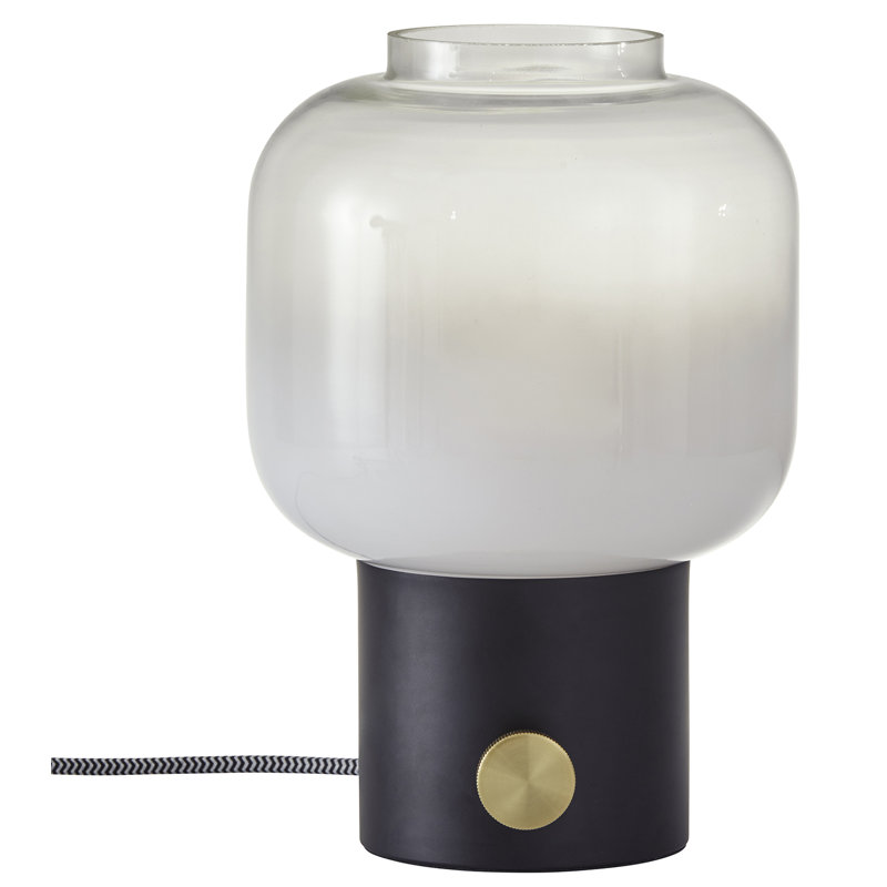 Lampe de table 12 po Diaz, Noir