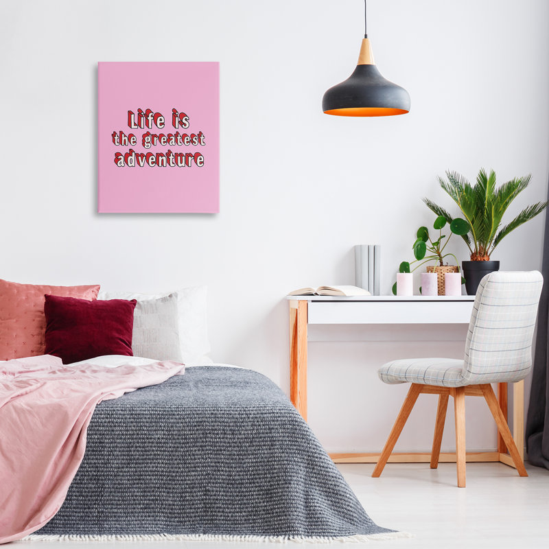 «Greatest Adventure on Pink» par Louise Carey, H 30 po x l 24 po