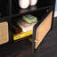 Cabinet multimédia avec rangement