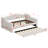 Upholstered Daybed With LED Belt And Trundle-2019570131