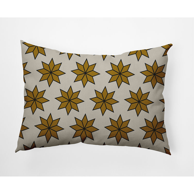 Coussin intérieur / extérieur Holiday Wishes, Or