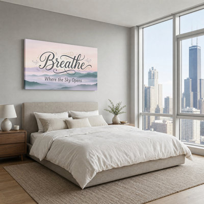Art mural sur toile Breathe