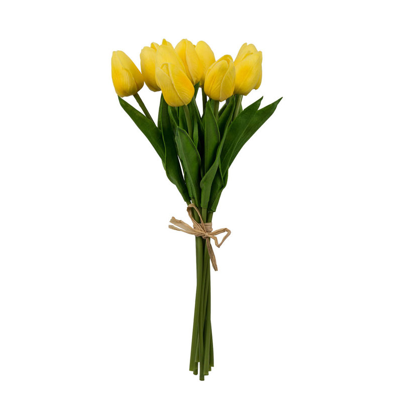Tucson Tulip Arrangement, Yellow, 13" H x 5.5" W x 5.5" D