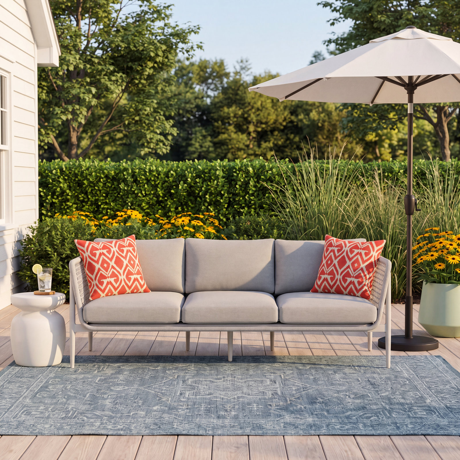 Brysa 95" Patio Sofa