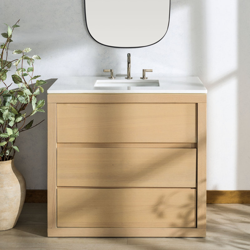 Covina Clairebeth Bathroom Vanity, 36"