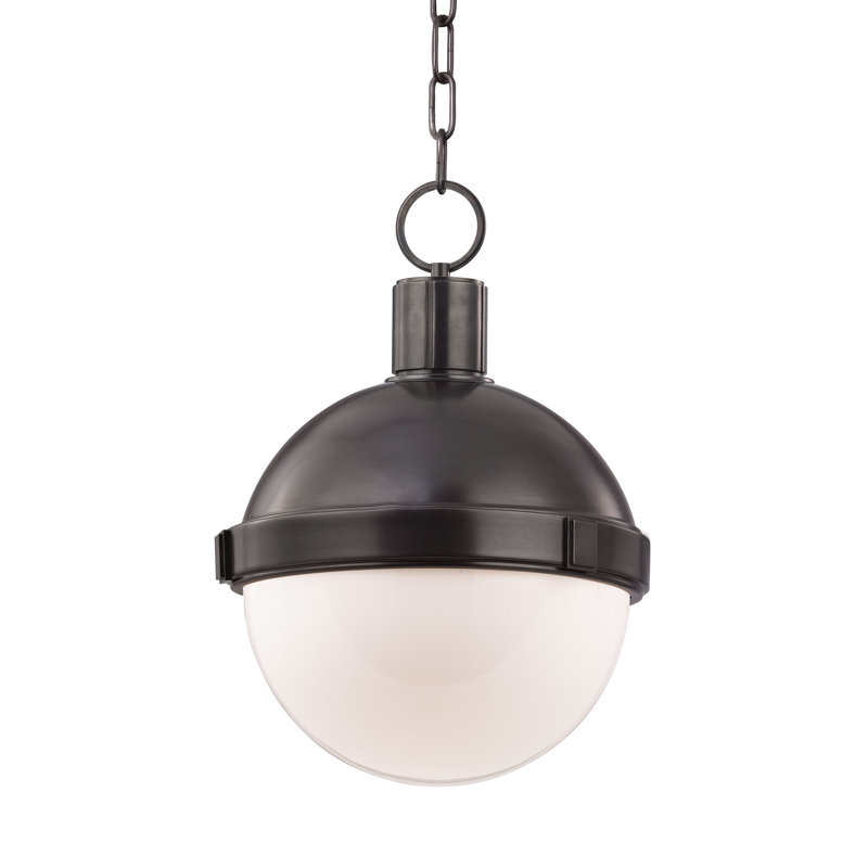 Lambert 1 - Light Pendant, Medium, Aged Brass