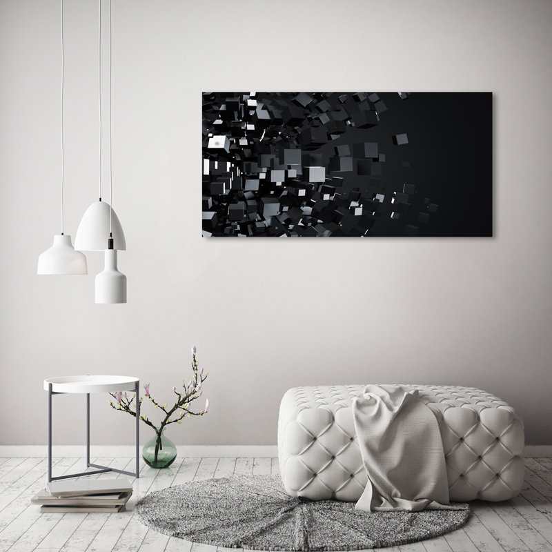 3D Abstraction - Wrapped Canvas Print