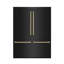 ZLINE 60" Autograph Edition 32.2 cu. ft. Built-in 4-Door French Door Refrigerator-193274246-175285108