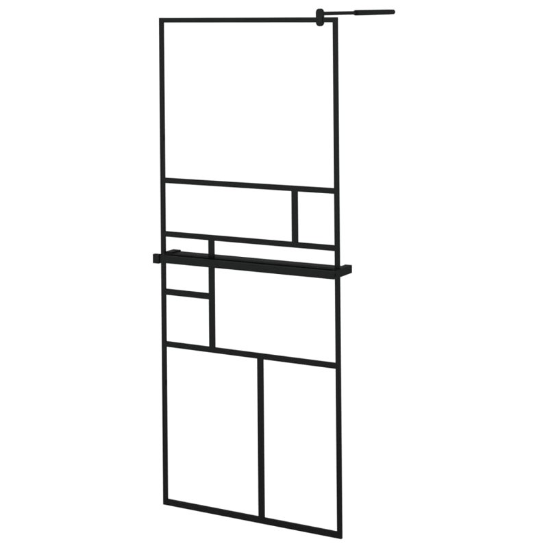 31.5'' W 76.8'' H Framed Rectangle Shower Enclosure